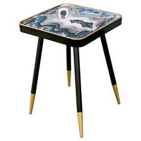 Black and Gold Side Table - Oyster Design – Side Table by Febland