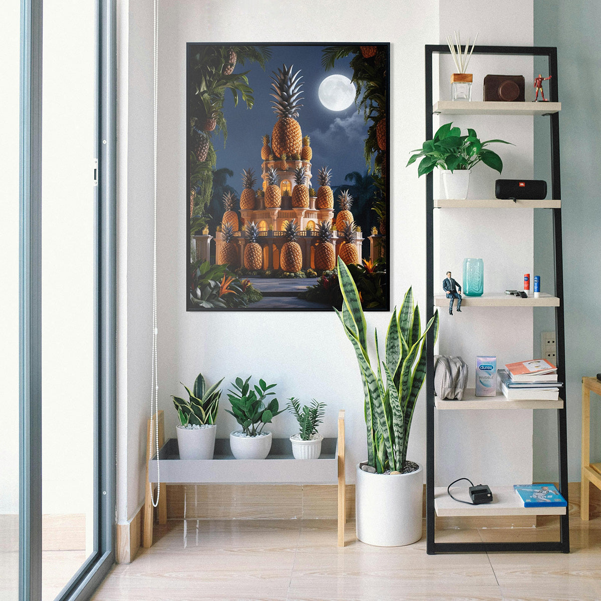 Pineapple Palace - Framed Wall Art (113cm x 85cm)