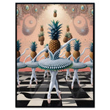 Pineapple Ballet – Framed Wall Art (113cm x 85cm)