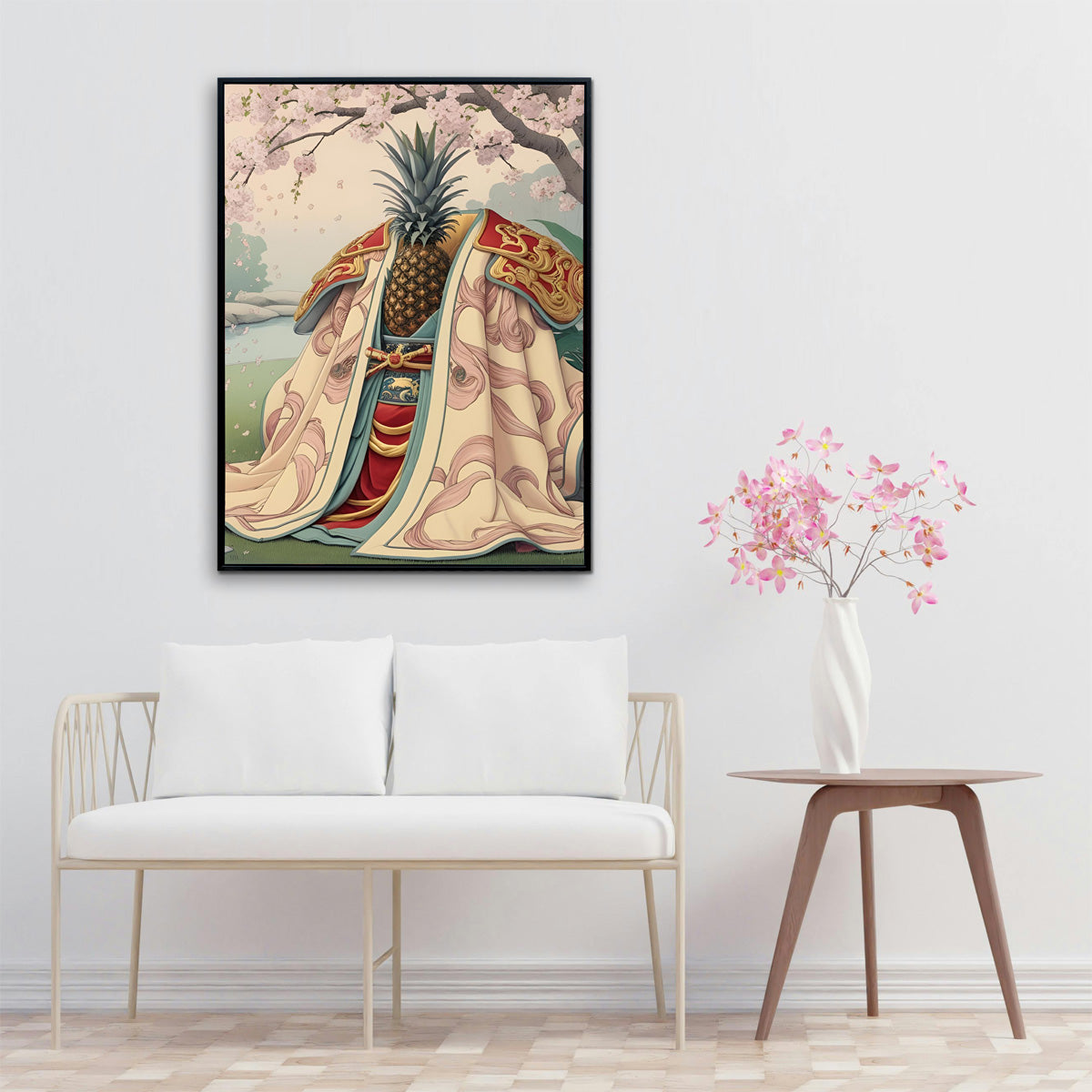 Pineapple Shogun – Framed Wall Art (113cm x 85cm)