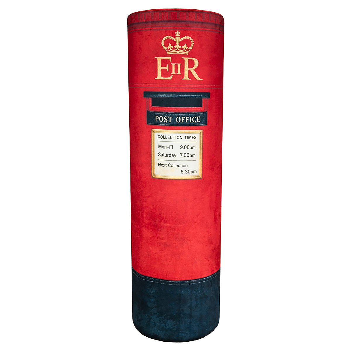 Large British Red Velvet Pillar Box