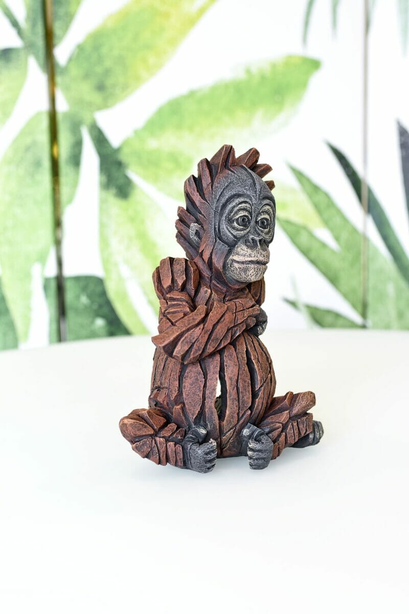 Edge Baby Orangutan Sculpture