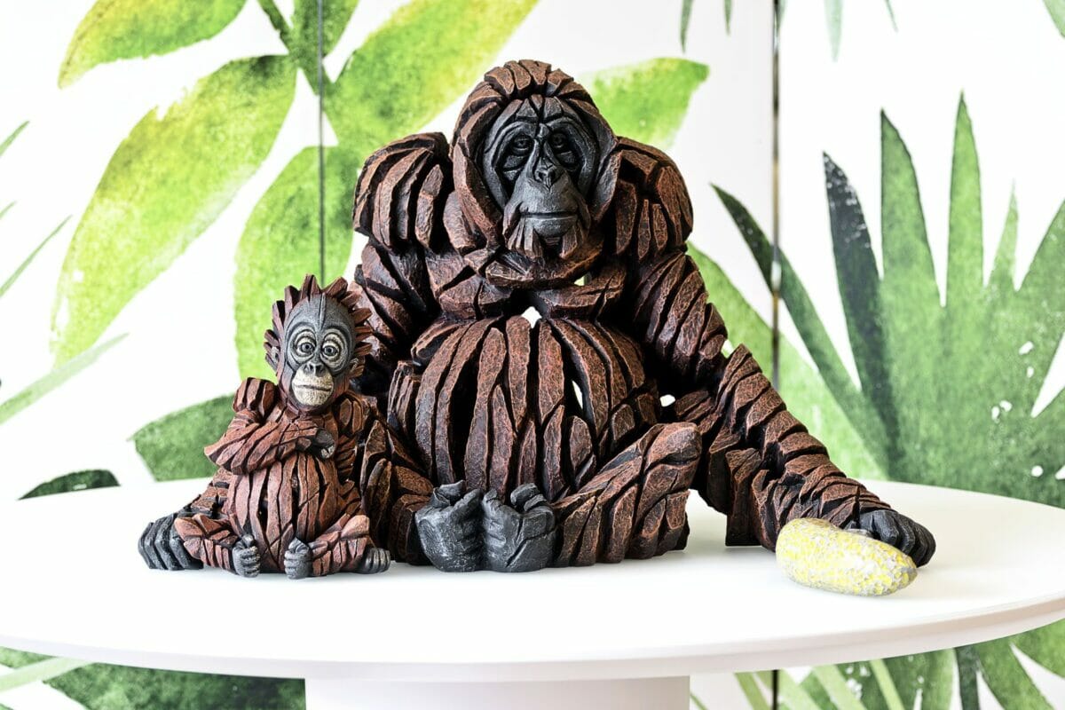 Edge Baby Orangutan Sculpture