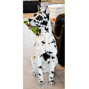 Great Dane Porcelain Dog Statue - Boxer Ceramiche – Animal Sculpture by Febland