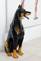Doberman Dog Statue - Boxer Ceramiche