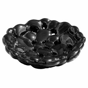 Black Ceramic Bubble Bowl – Decorative Bowl by Febland