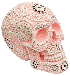 Calavera Pink Skull – Sculpture by Febland