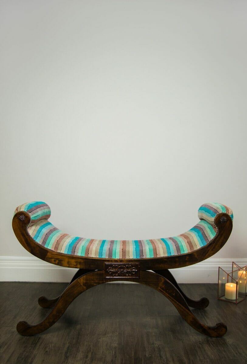 Winchester Mahogany Luxury Curved Chaise