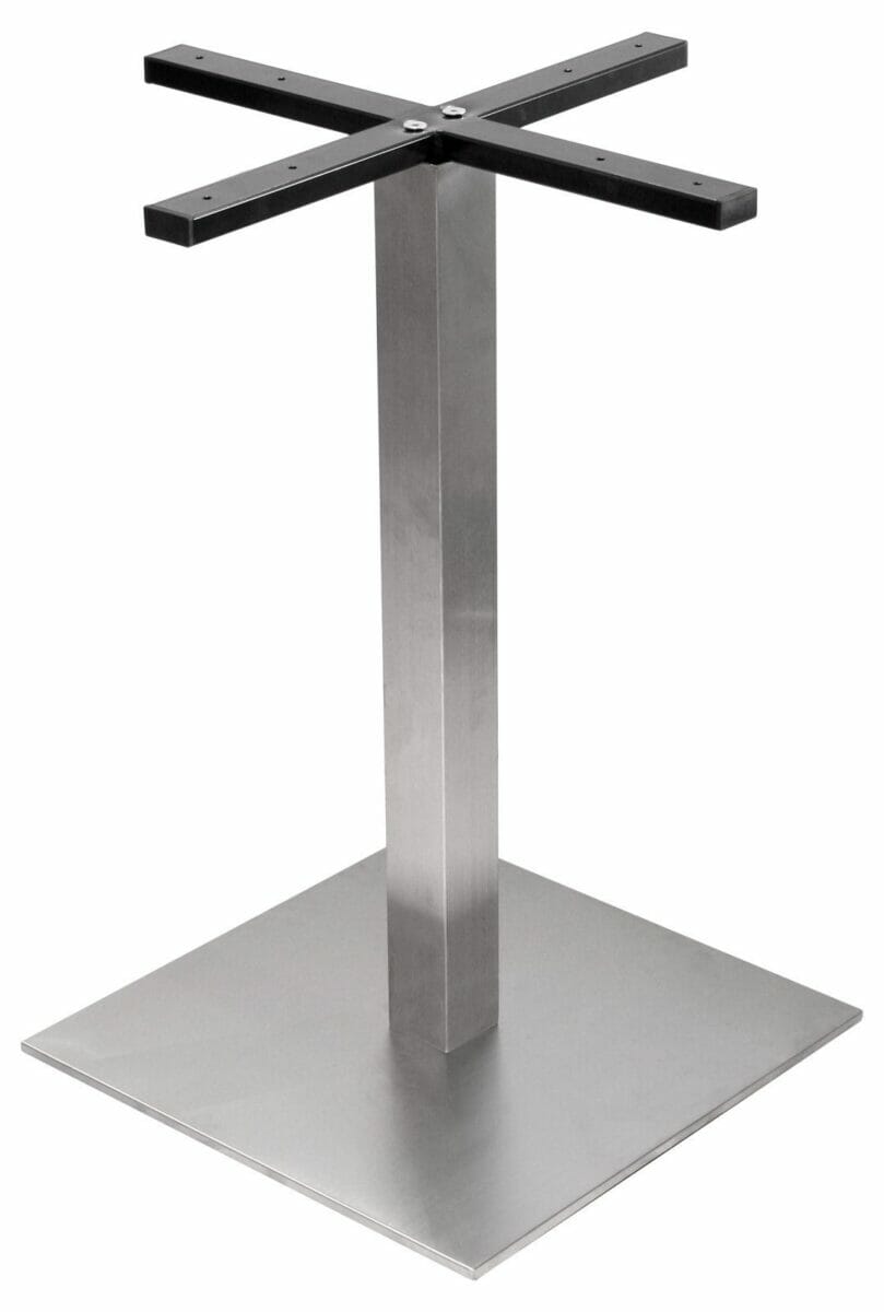 Square Stainless Steel Contract Table Base