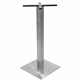 Square Stainless Steel Contract Poseur Table Base – Table Base by Febland
