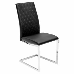 Quilt Back Black Dining Chair – Dining Chair by Febland