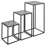 Geometric Nest of 3 Tall Tables