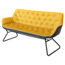 Leyton Two Tone Sofa Grey and Yellow