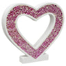 Standing Mosaic Glass Heart