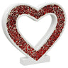 Standing Mosaic Glass Heart