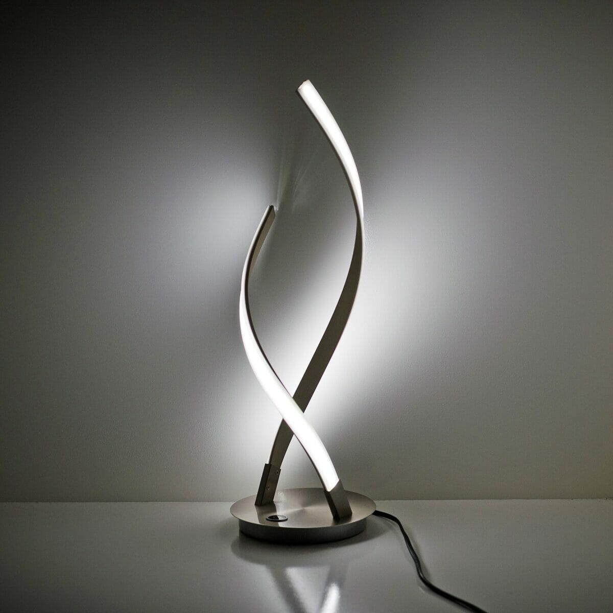 LED Double Helix Table Lamp