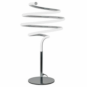 Silver Spiral LED Table Lamp – Table Lamp by Febland