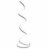 Chrome Spiral LED Floor Lamp