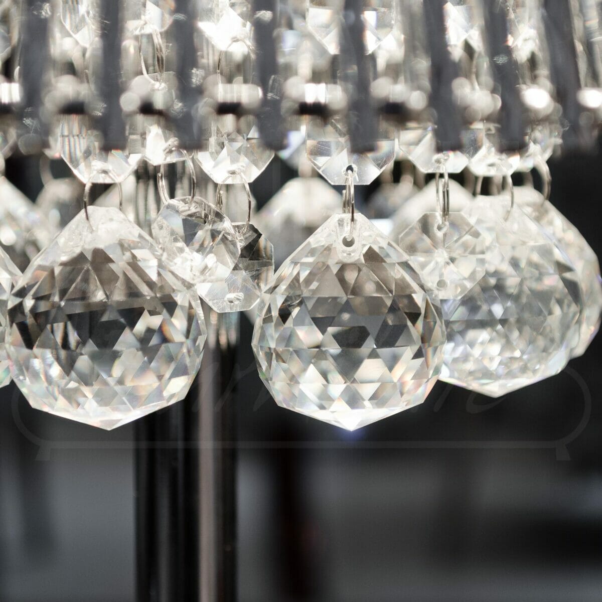 Silver Tube Standard Lamp