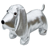Silver Doggy Door Stop