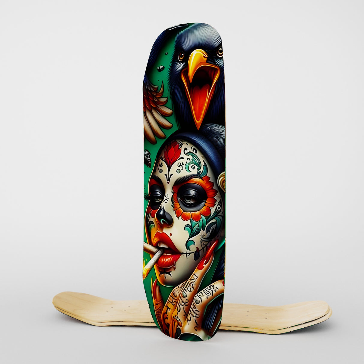 Velvet Print Skateboard Deck