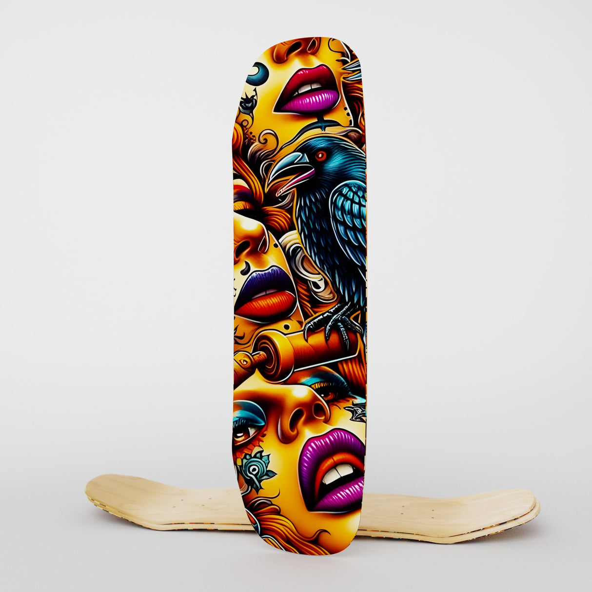Velvet Print Skateboard Deck