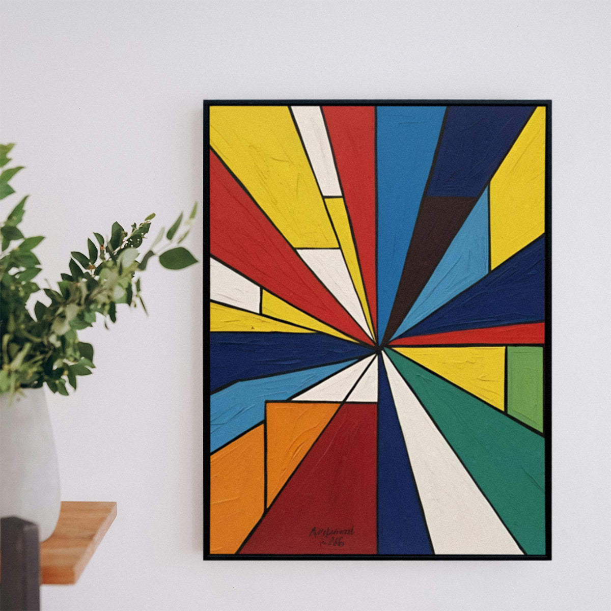 Solar Burst - Framed Wall Art (113cm x 85cm)