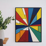 Solar Burst - Framed Wall Art (113cm x 85cm)