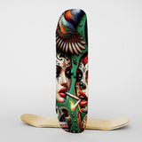 Velvet Print Skateboard Deck