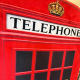 Large British Red Velvet Telephone Box