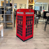 Small British Red Velvet Telephone Box