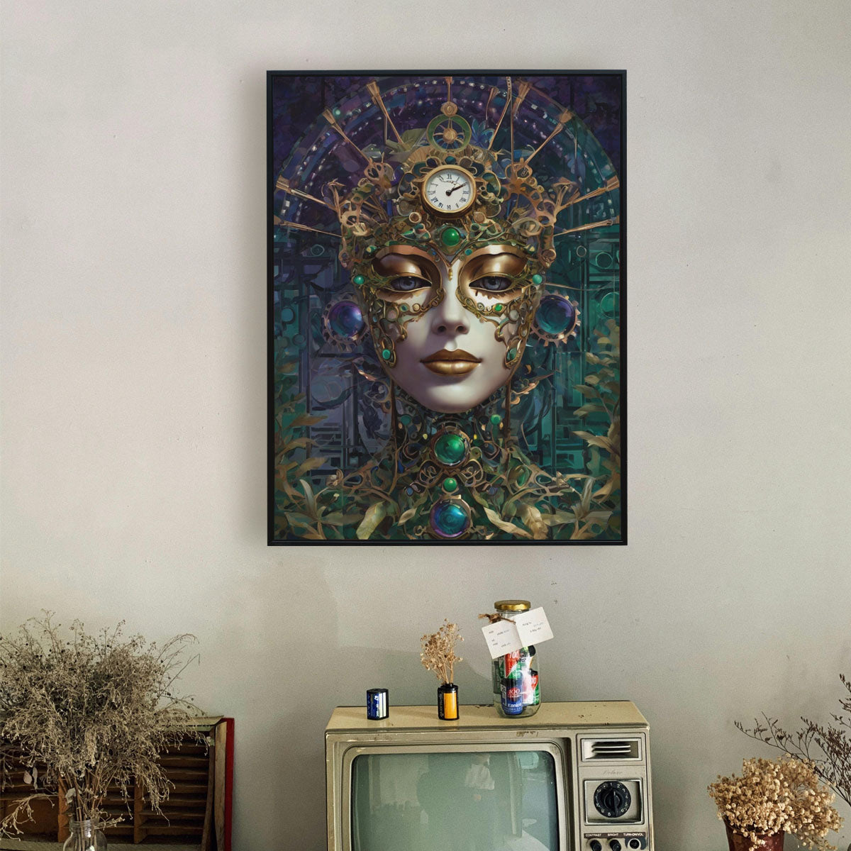 “Time Travel” – Velvet Wall Art – 113cm x 85cm