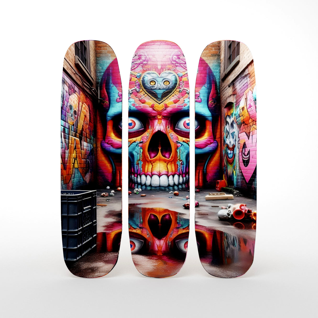 Velvet Print Skateboard Deck