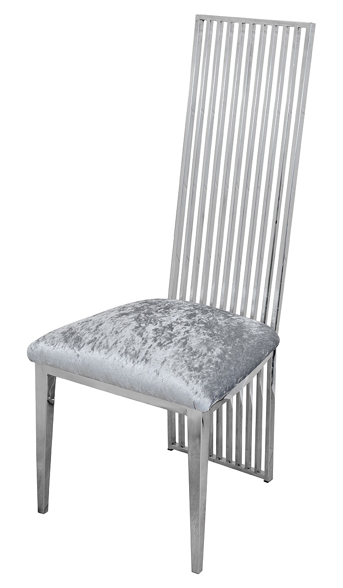 High back metal chairs cheap
