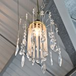 Pendent Lamp Shade - Frosted Glass in our Showroom