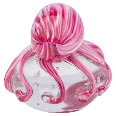 Glass Pink Octopus - Back