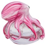 Glass Pink Octopus - Side